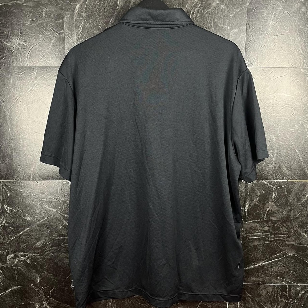 Under Armour Black Heat Tech Retro Sportswear Golf Polo Shirt XL - Picture 2 of 5